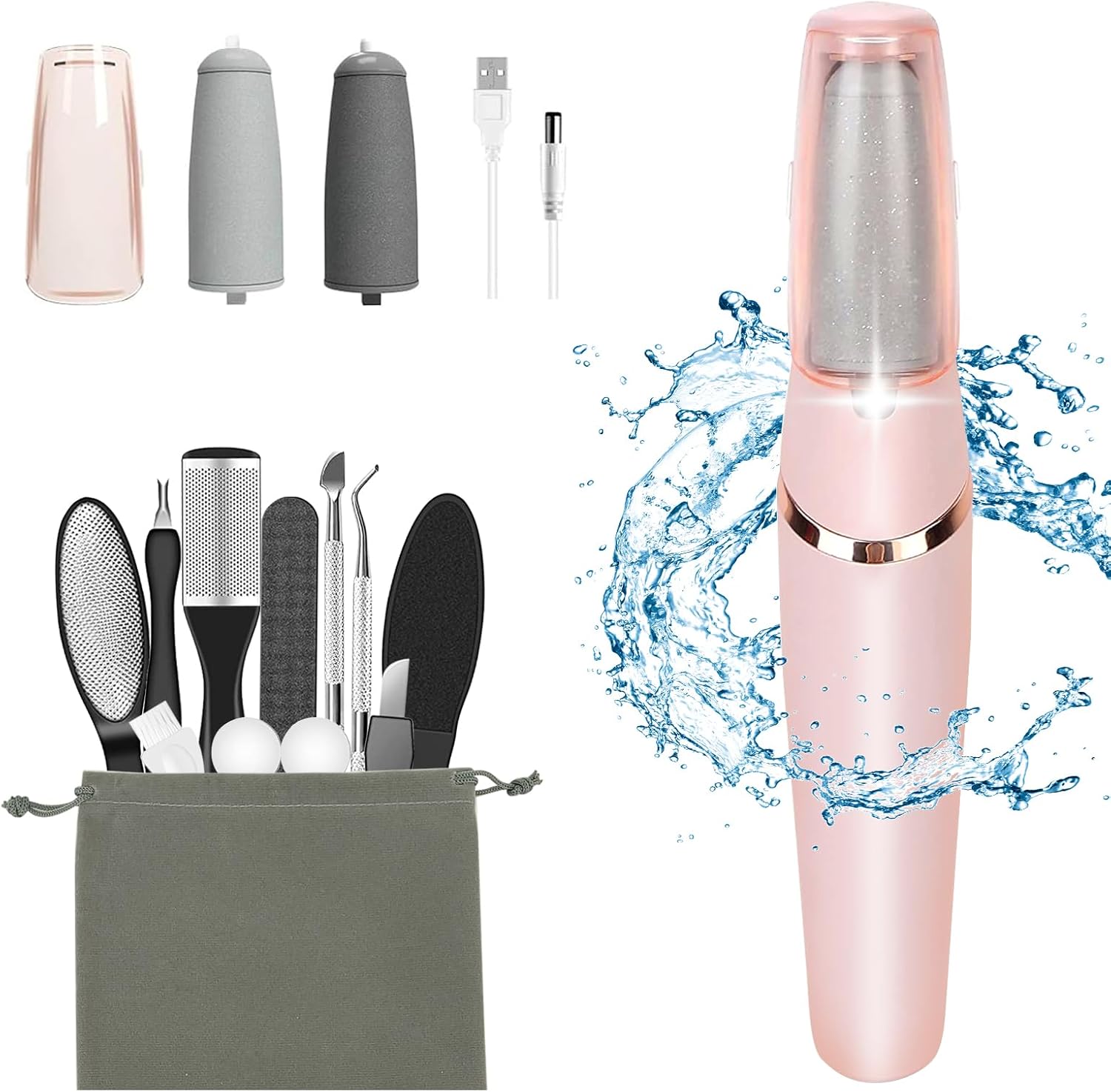 Electric Pedicure Foot File Callus Remover