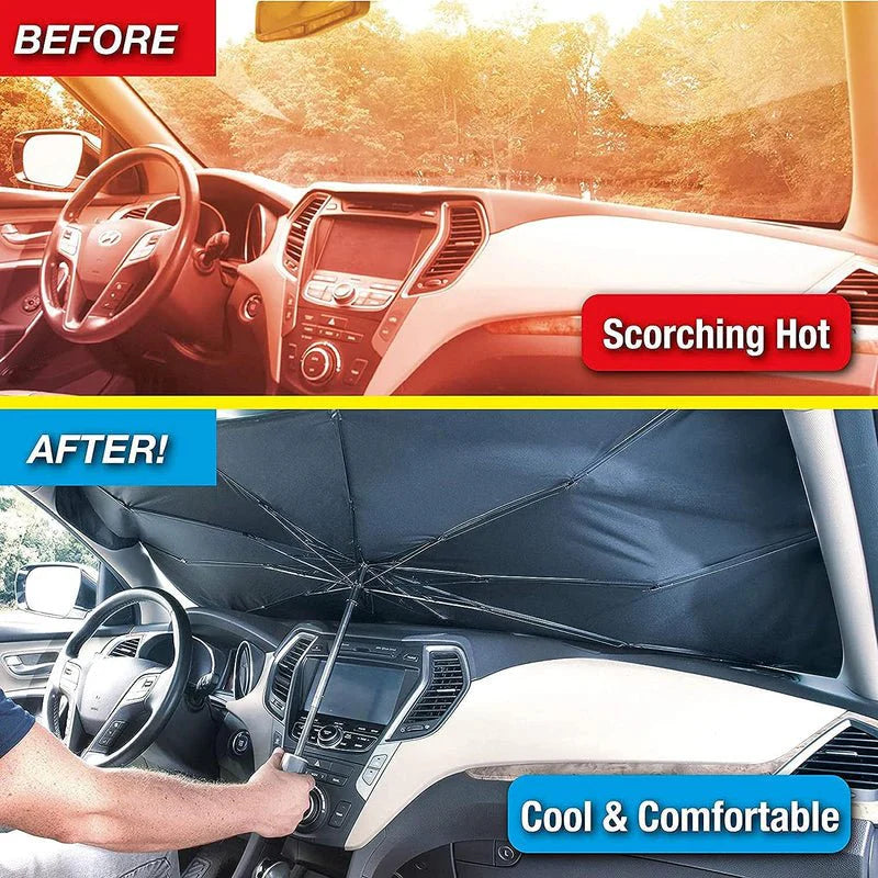 Car Windshield Sun Shade – UV Protection &amp; Heat Blocker