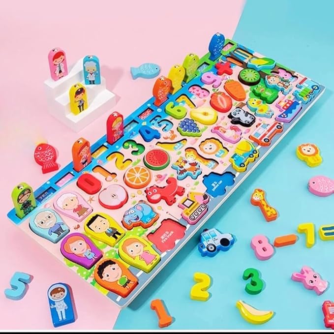 KidzLearn – 6-in-1 Traffic Matching &amp; Counting Board