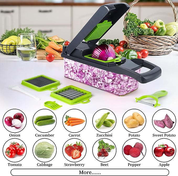 Vegetable Cutter, Chopper &amp; Slicer